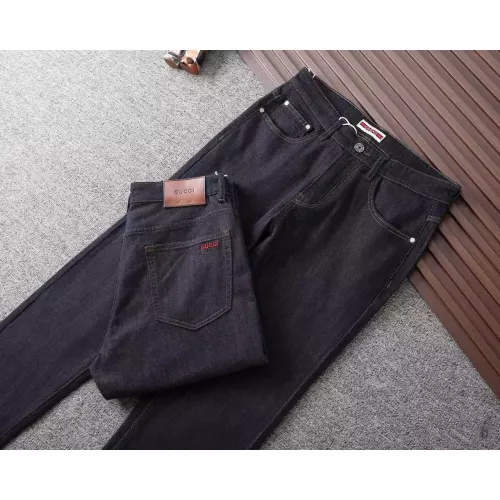 Replica Gucci Jeans For Men #1282710 $42.00 USD for Wholesale