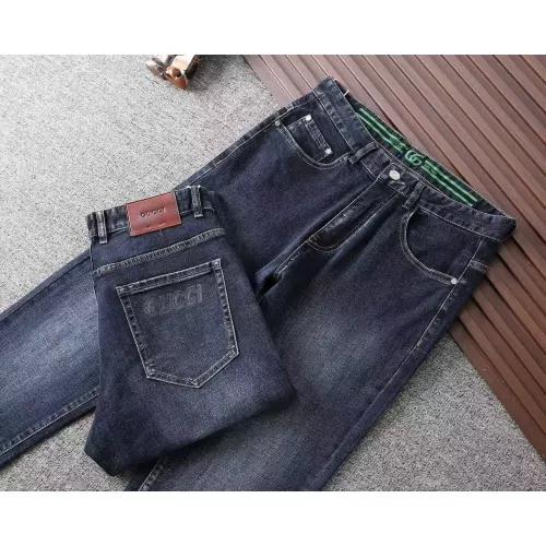 Replica Gucci Jeans For Men #1282717 $42.00 USD for Wholesale