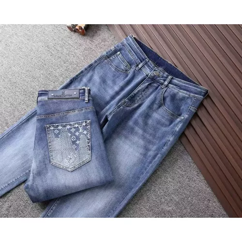 Replica Louis Vuitton LV Jeans For Men #1282740 $42.00 USD for Wholesale