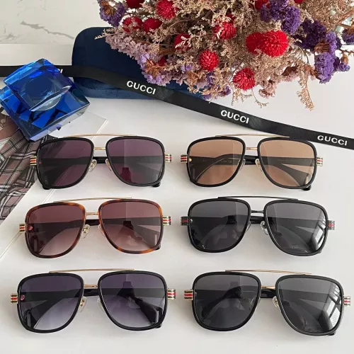 Replica Gucci AAA Quality Sunglasses #1282985 $56.00 USD for Wholesale