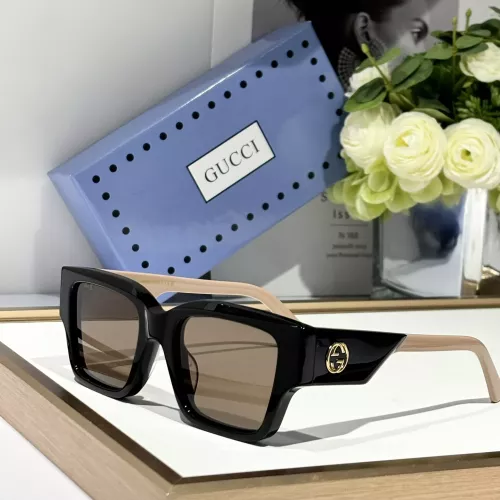 Cheap Gucci AAA Quality Sunglasses #1283170, $$64.00 USD On Gucci AAA Quality Sunglasses