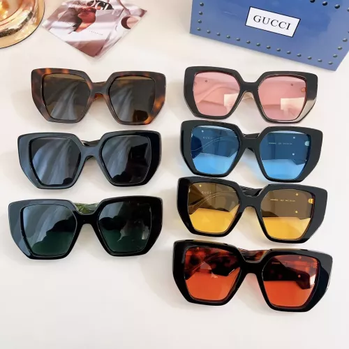 Replica Gucci AAA Quality Sunglasses #1283224 $60.00 USD for Wholesale