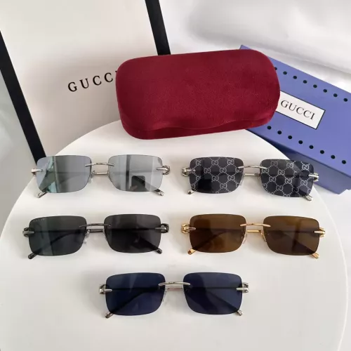 Replica Gucci AAA Quality Sunglasses #1283242 $45.00 USD for Wholesale