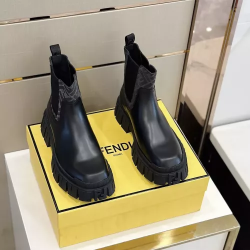 Replica Fendi Fashion Boots For Men #1283593 $165.00 USD for Wholesale