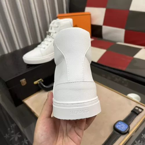 Replica Hermes High Tops Shoes For Men #1285107 $80.00 USD for Wholesale