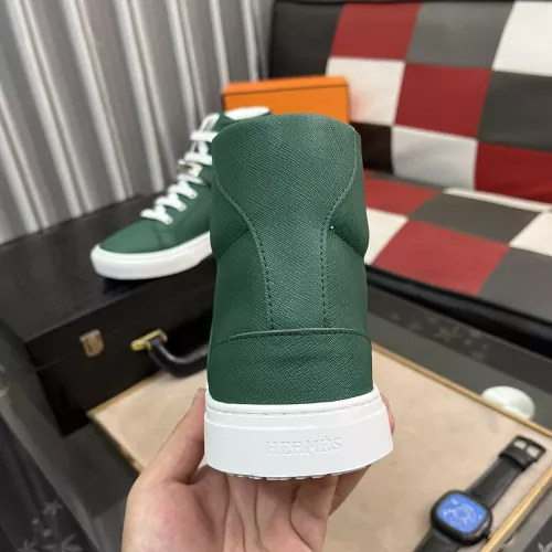 Replica Hermes High Tops Shoes For Men #1285109 $80.00 USD for Wholesale