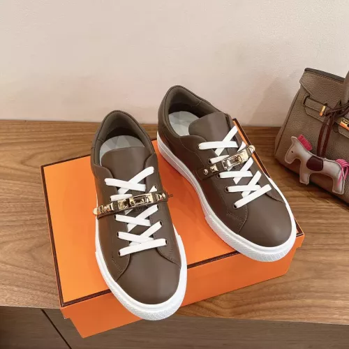 Replica Hermes Casual Shoes For Women #1285160 $122.00 USD for Wholesale