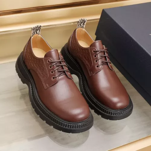 Replica Christian Dior Leather Shoes For Men #1285200 $102.00 USD for Wholesale