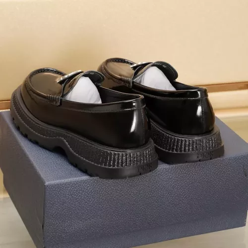 Replica Christian Dior Leather Shoes For Men #1285206 $102.00 USD for Wholesale