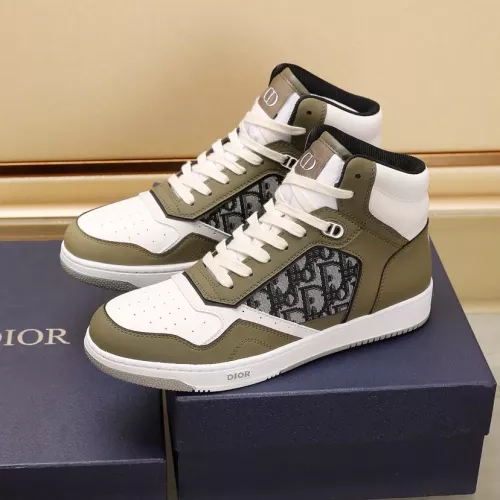 Replica Christian Dior High Top Shoes For Men #1285227 $96.00 USD for Wholesale