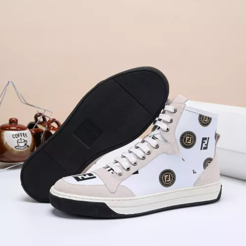 Replica Fendi High Tops Casual Shoes For Men #1285253 $80.00 USD for Wholesale