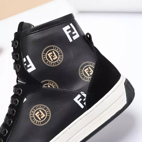 Replica Fendi High Tops Casual Shoes For Men #1285254 $80.00 USD for Wholesale