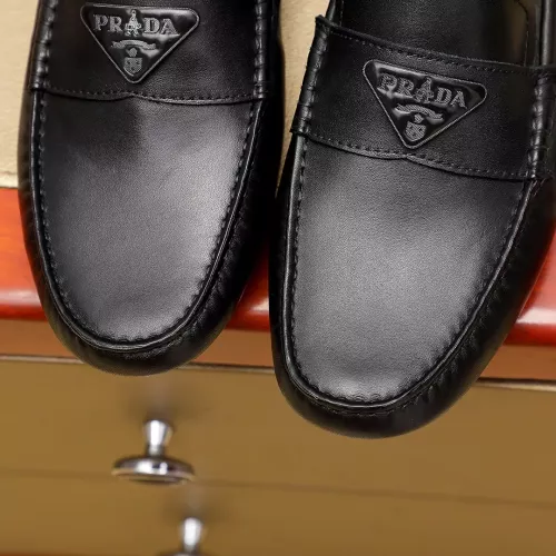 Replica Prada Leather Shoes For Men #1285271 $72.00 USD for Wholesale