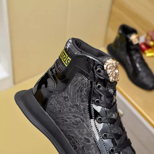 Replica Versace High Tops Shoes For Men #1285286 $76.00 USD for Wholesale