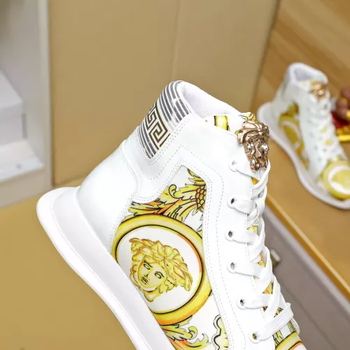 Replica Versace High Tops Shoes For Men #1285288 $76.00 USD for Wholesale