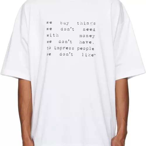 Cheap VETEMENTS T-Shirts Long Sleeved For Unisex #1285347, $$36.00 USD On VETEMENTS T-Shirts