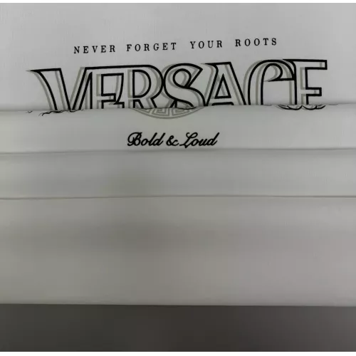 Replica Versace T-Shirts Long Sleeved For Unisex #1285393 $42.00 USD for Wholesale