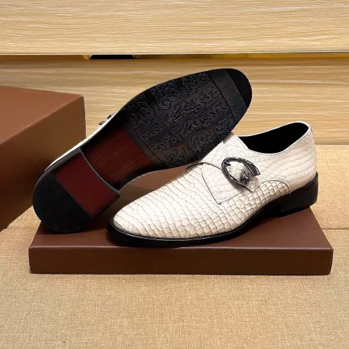 Replica Versace Leather Shoes For Men #1285420 $76.00 USD for Wholesale