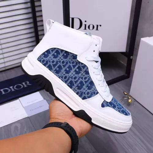 Replica Christian Dior High Top Shoes For Men #1285432 $80.00 USD for Wholesale