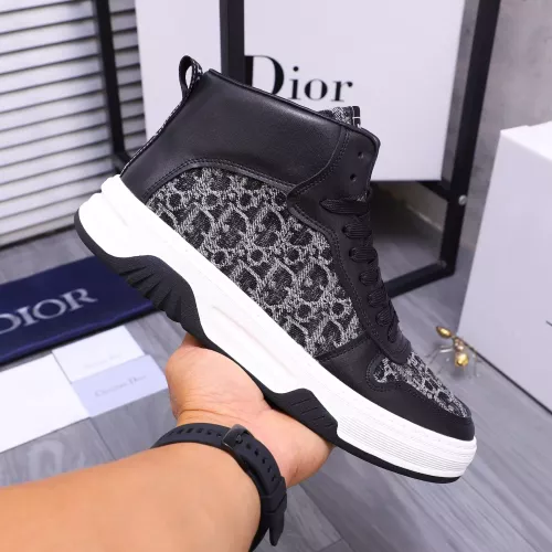 Replica Christian Dior High Top Shoes For Men #1285433 $80.00 USD for Wholesale