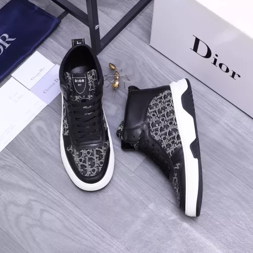 Replica Christian Dior High Top Shoes For Men #1285433 $80.00 USD for Wholesale