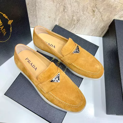 Replica Prada Leather Shoes For Men #1285519 $102.00 USD for Wholesale