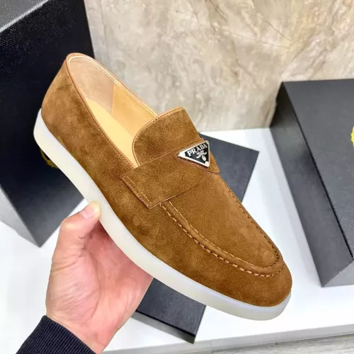 Replica Prada Leather Shoes For Men #1285520 $102.00 USD for Wholesale