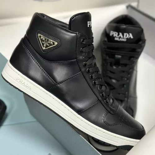 Cheap Prada High Top Shoes For Men #1285533, $$98.00 USD On Prada High Top Shoes