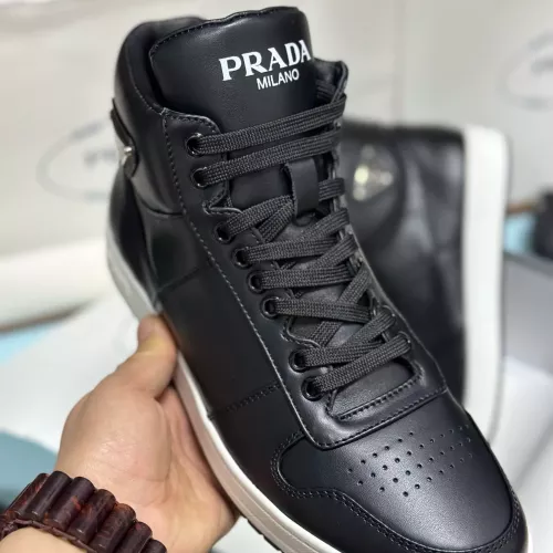 Replica Prada High Top Shoes For Men #1285533 $98.00 USD for Wholesale