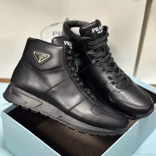 Cheap Prada High Top Shoes For Men #1285534, $$98.00 USD On Prada High Top Shoes