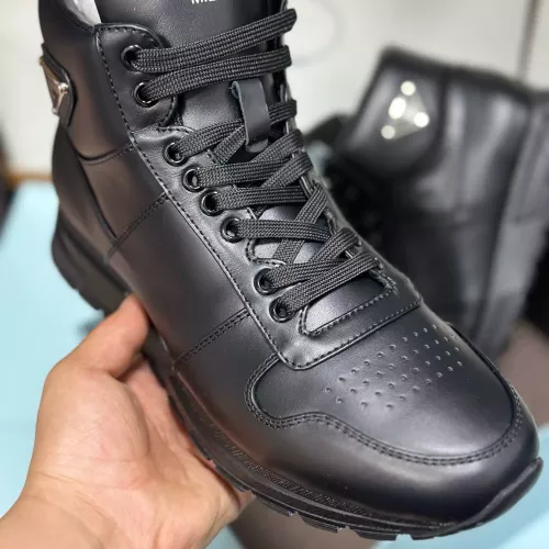 Replica Prada High Top Shoes For Men #1285534 $98.00 USD for Wholesale