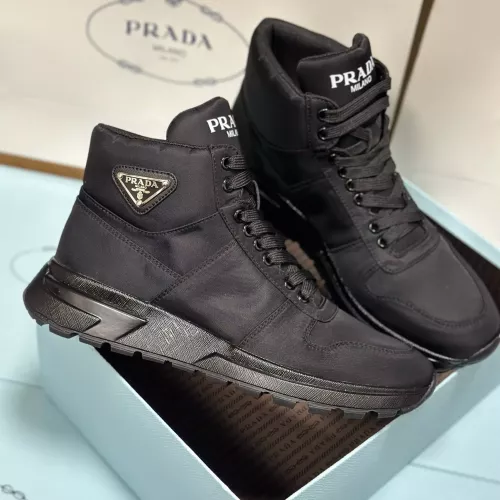 Cheap Prada High Top Shoes For Men #1285535, $$98.00 USD On Prada High Top Shoes