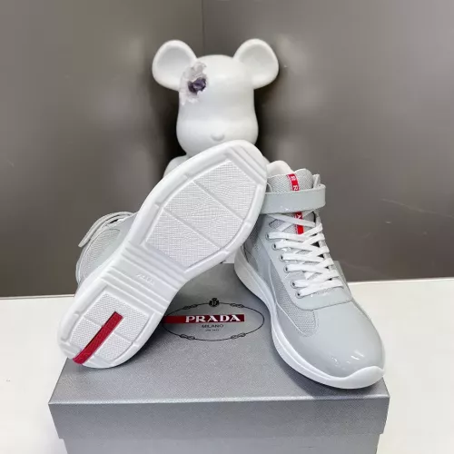 Replica Prada High Top Shoes For Women #1285542 $122.00 USD for Wholesale