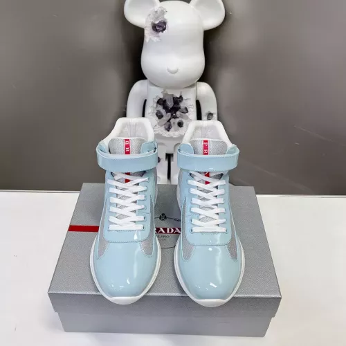 Replica Prada High Top Shoes For Women #1285544 $122.00 USD for Wholesale