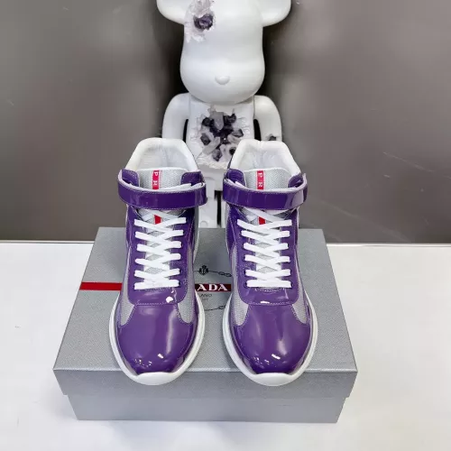 Replica Prada High Top Shoes For Men #1285551 $122.00 USD for Wholesale