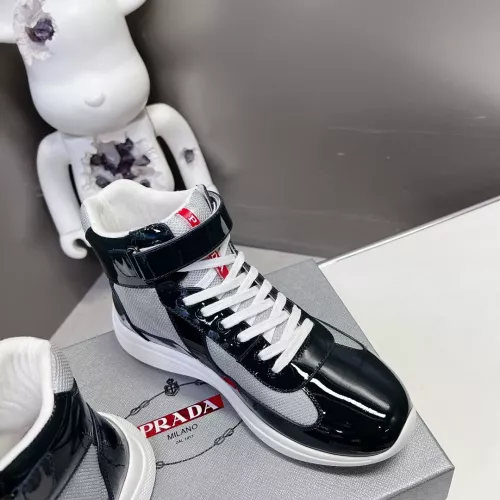 Replica Prada High Top Shoes For Women #1285556 $122.00 USD for Wholesale