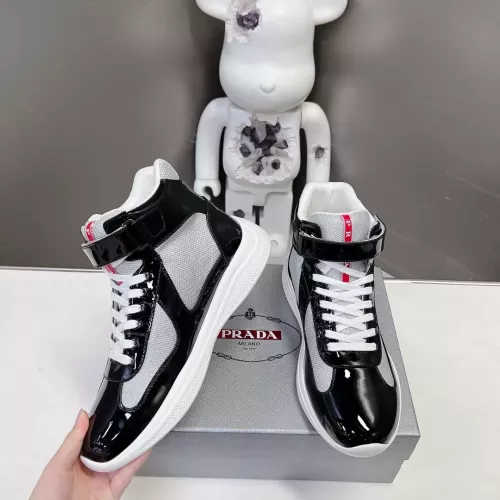 Cheap Prada High Top Shoes For Men #1285559, $$122.00 USD On Prada High Top Shoes