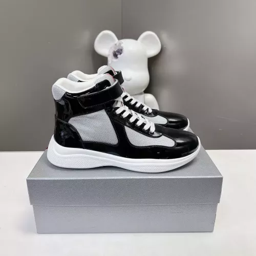 Replica Prada High Top Shoes For Women #1285560 $122.00 USD for Wholesale