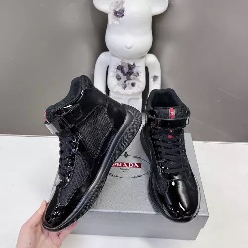 Cheap Prada High Top Shoes For Men #1285561, $$122.00 USD On Prada High Top Shoes