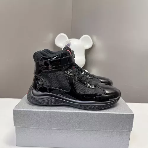 Replica Prada High Top Shoes For Men #1285561 $122.00 USD for Wholesale