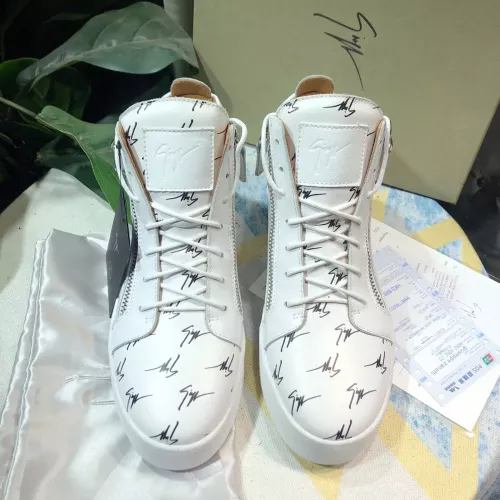 Replica Giuseppe Zanotti High Tops Shoes For Women #1285577 $98.00 USD for Wholesale