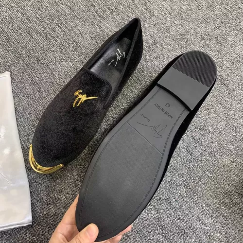 Replica Giuseppe Zanotti GZ Leather Shoes For Men #1285582 $56.00 USD for Wholesale