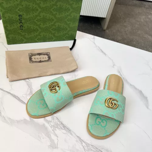 Replica Gucci Slippers For Women #1285596 $82.00 USD for Wholesale