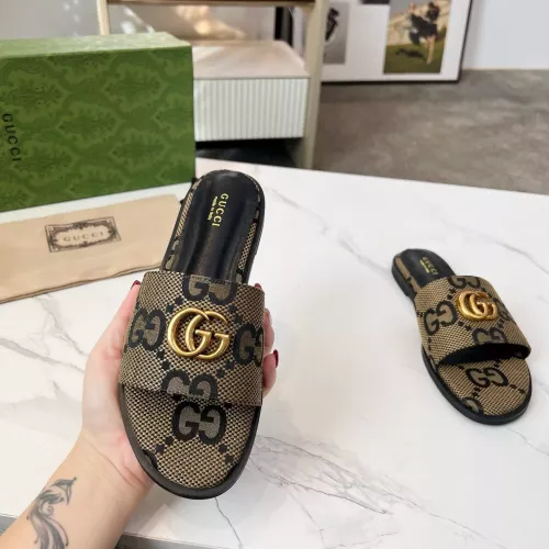 Replica Gucci Slippers For Women #1285600 $82.00 USD for Wholesale