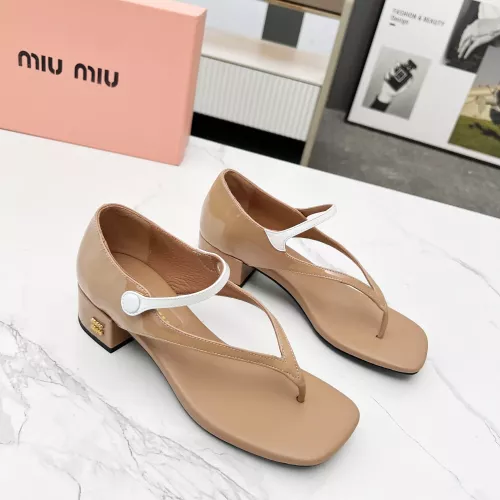 Replica MIU MIU Sandal For Women #1285622 $80.00 USD for Wholesale