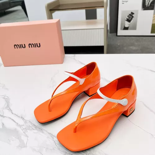 Replica MIU MIU Sandal For Women #1285623 $80.00 USD for Wholesale