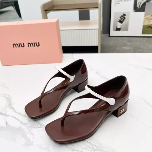 Replica MIU MIU Sandal For Women #1285624 $80.00 USD for Wholesale