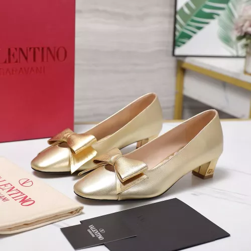 Cheap Valentino High-Heeled Shoes For Women #1285665, $$112.00 USD On Valentino High-Heeled Shoes