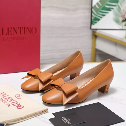 Cheap Valentino High-Heeled Shoes For Women #1285671, $$112.00 USD On Valentino High-Heeled Shoes