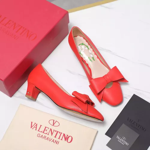 Replica Valentino High-Heeled Shoes For Women #1285672 $112.00 USD for Wholesale